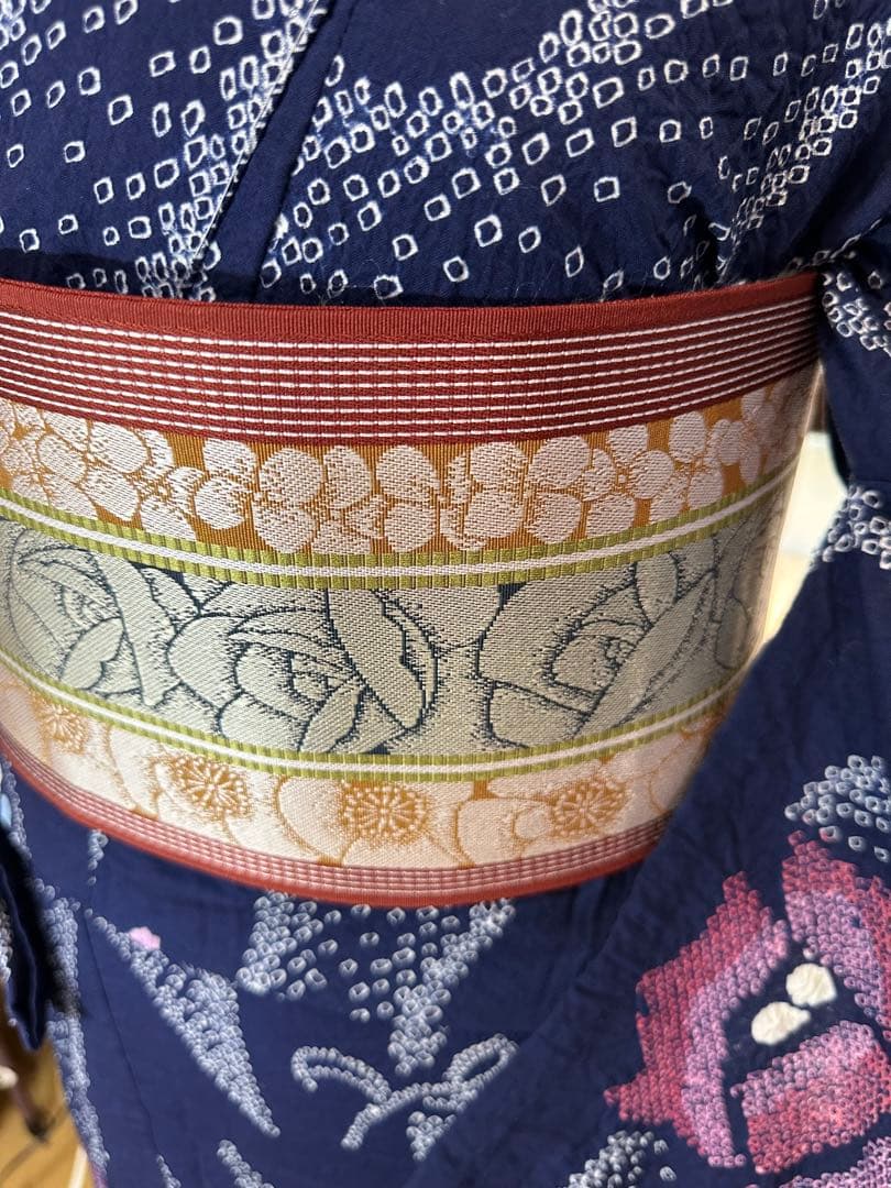 2点セット トールサイズ❗️新品✨美品✨藍染　有松鳴海絞り浴衣