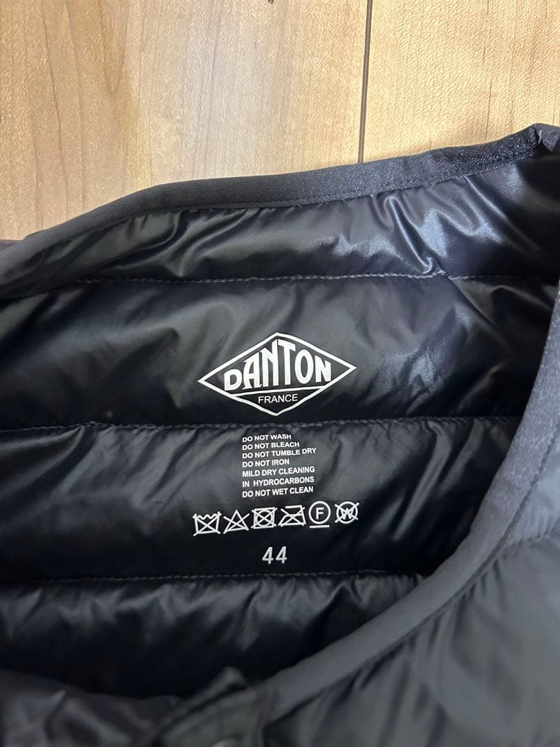 danton ダントン インナーダウンジャケット 44サイズ ブラック