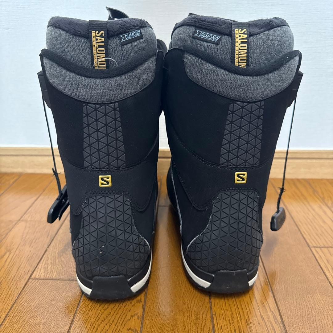 Salomon スノーボードブーツ ブラック&ブーツバッグ赤
