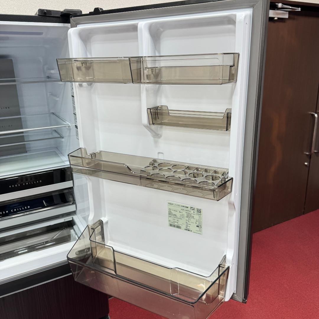 都内23区配送無料　展示品未使用AQUA４ドア冷蔵庫2025年製　洗浄/除菌済み