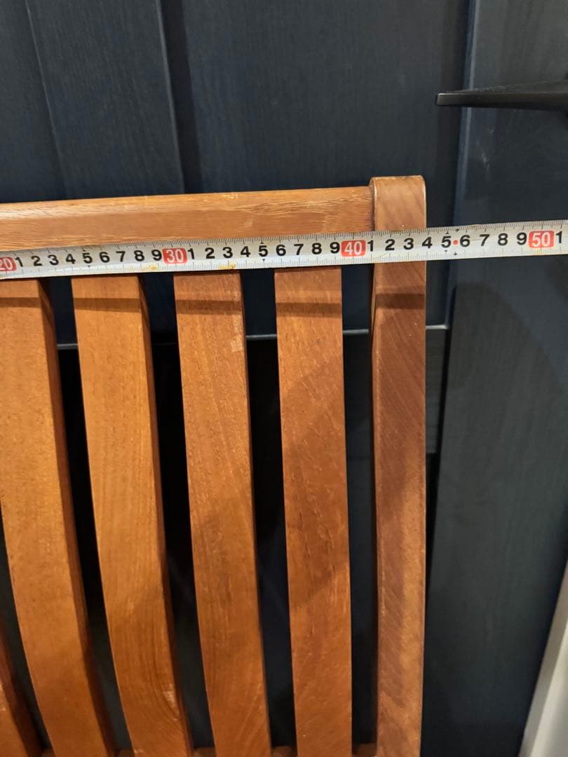 ダイニング/バルコニーチェア 1脚 ハイバックチェア。ハードウッド