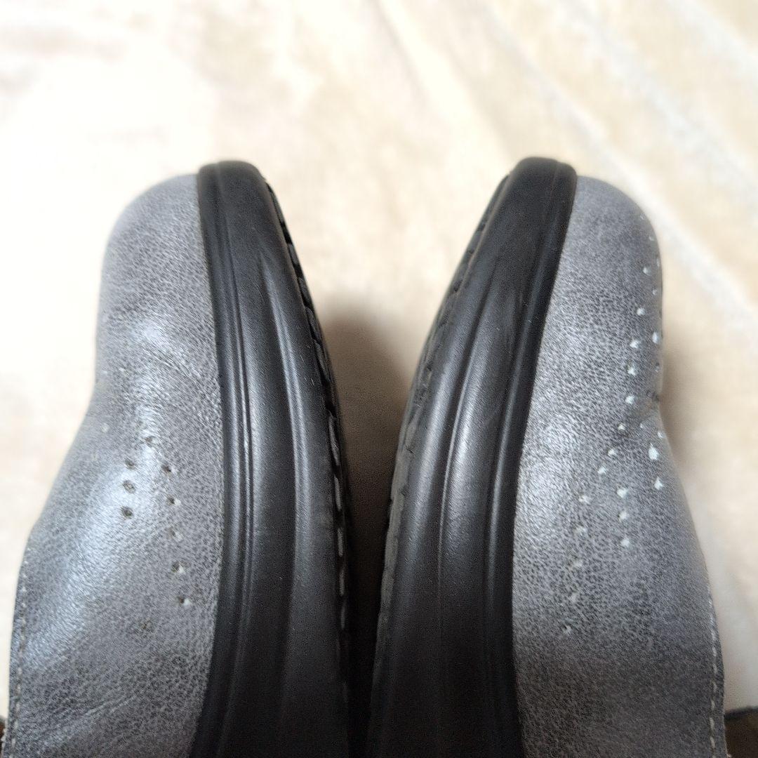 Finn Comfort ウォーキングシューズ ベルクロ　ハドソン　グレー