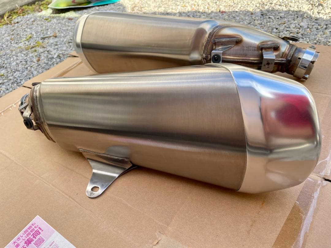 隼 ハヤブサ 純正マフラー サイレンサー 左右セット 3型 EJ11A