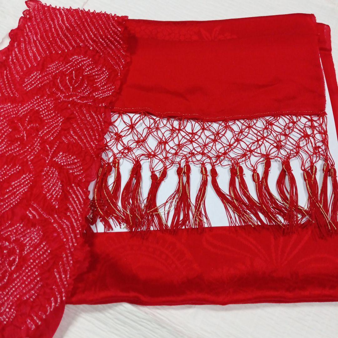 七五三、3歳用絞り着物 フルセット