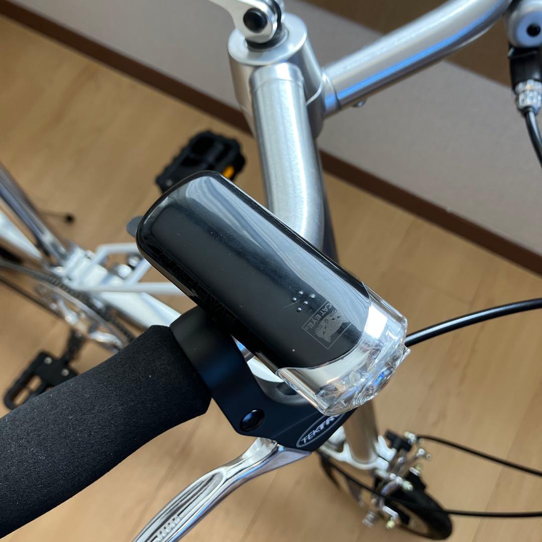 【美品】Carry me ８インチ折りたたみ自転車 シルバー