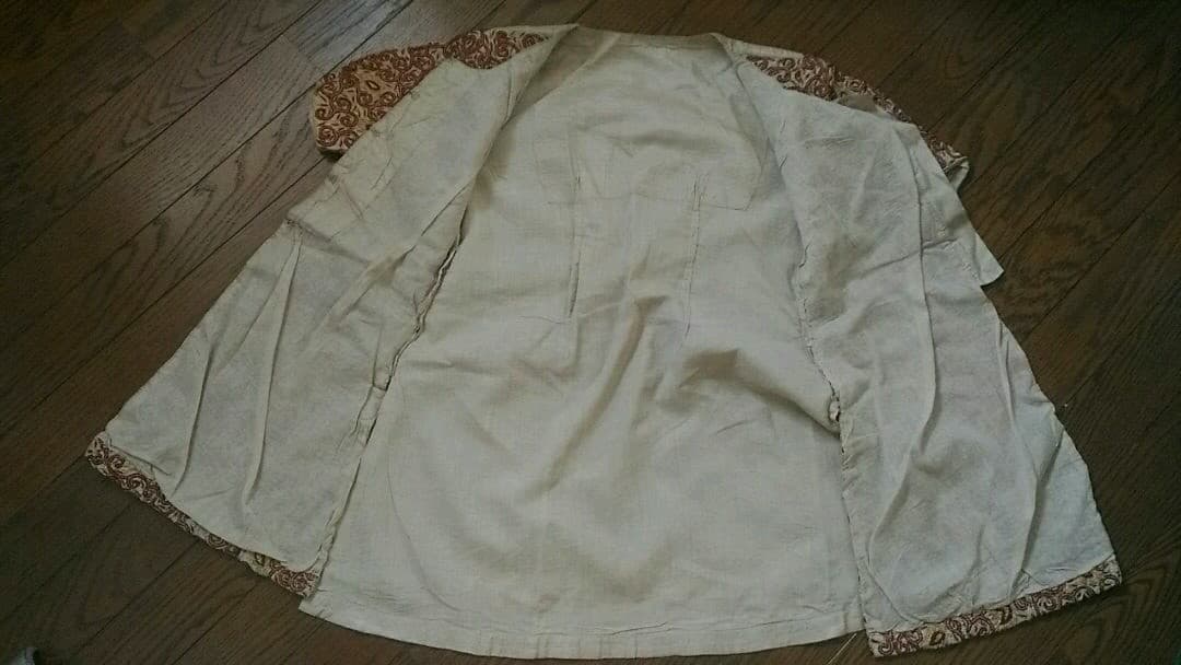 ボリウッド衣装　アンティーク　シルクの刺繍トップス