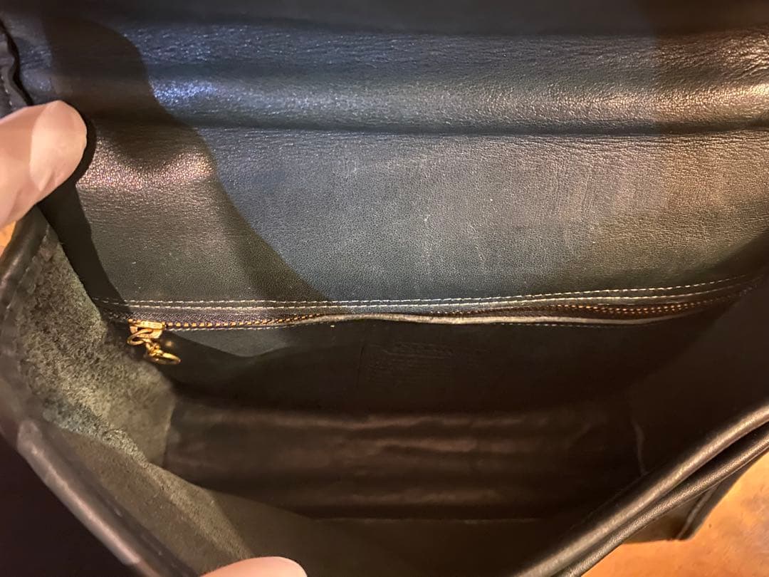 オールドコーチ Old COACH ダークグリーン ショルダー バッグ 80年代