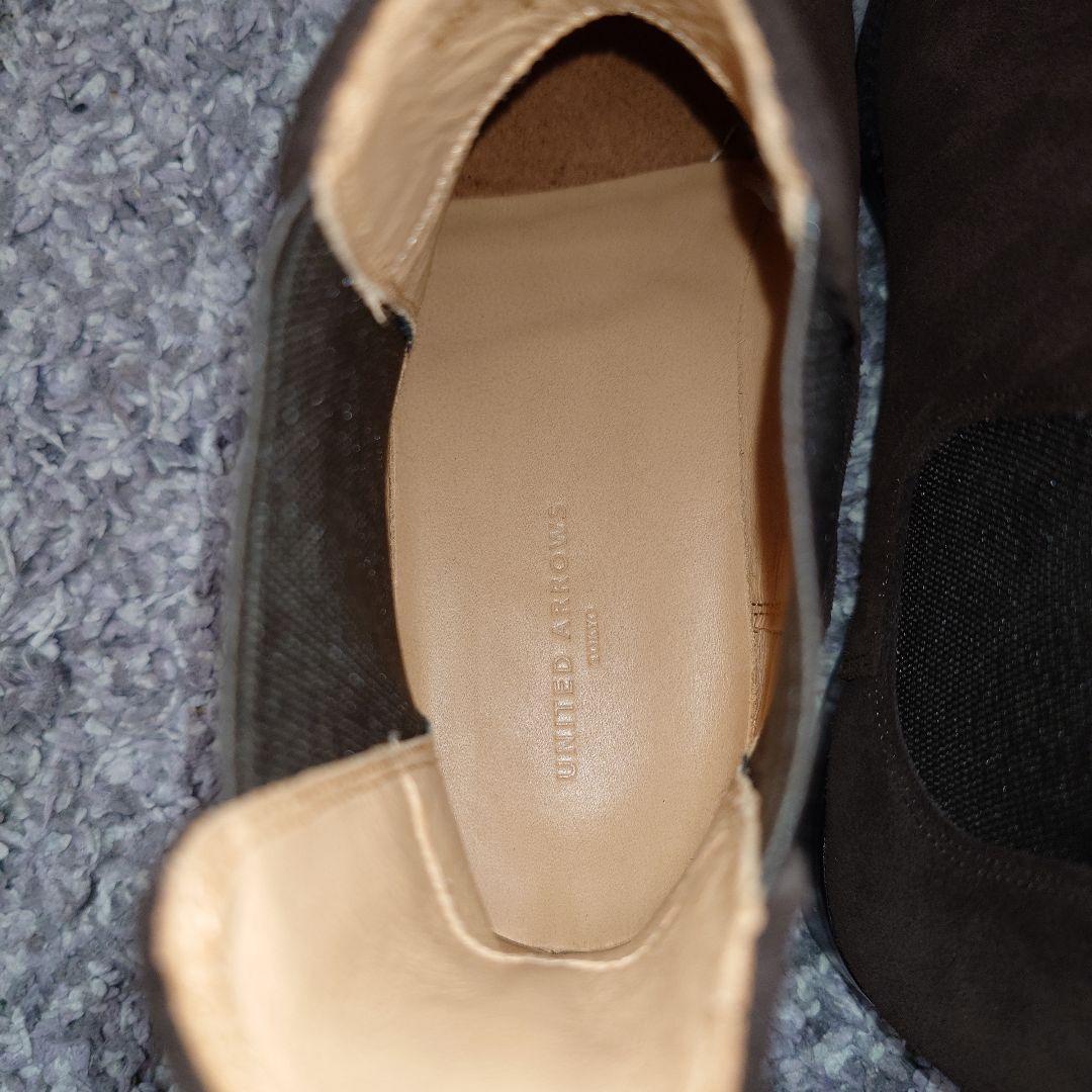 UNITED ARROWS スエード サイドゴアブーツ US7 25cm