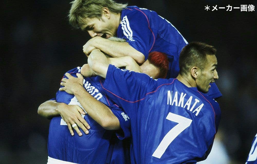 新品 2002年日韓ワールドカップ サッカー日本代表ユニフォーム ジャパンブルー