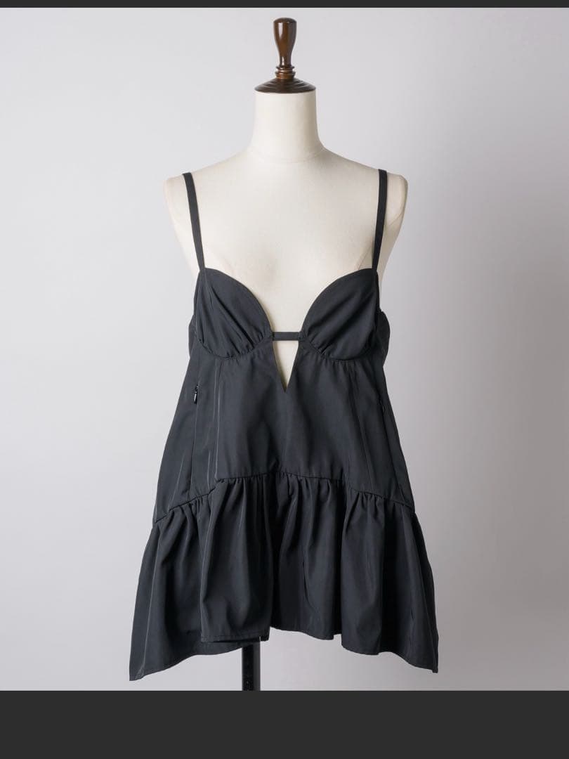 【新品】黒J1U by LA BELLE ETUDE Aラインビスチェチュニック