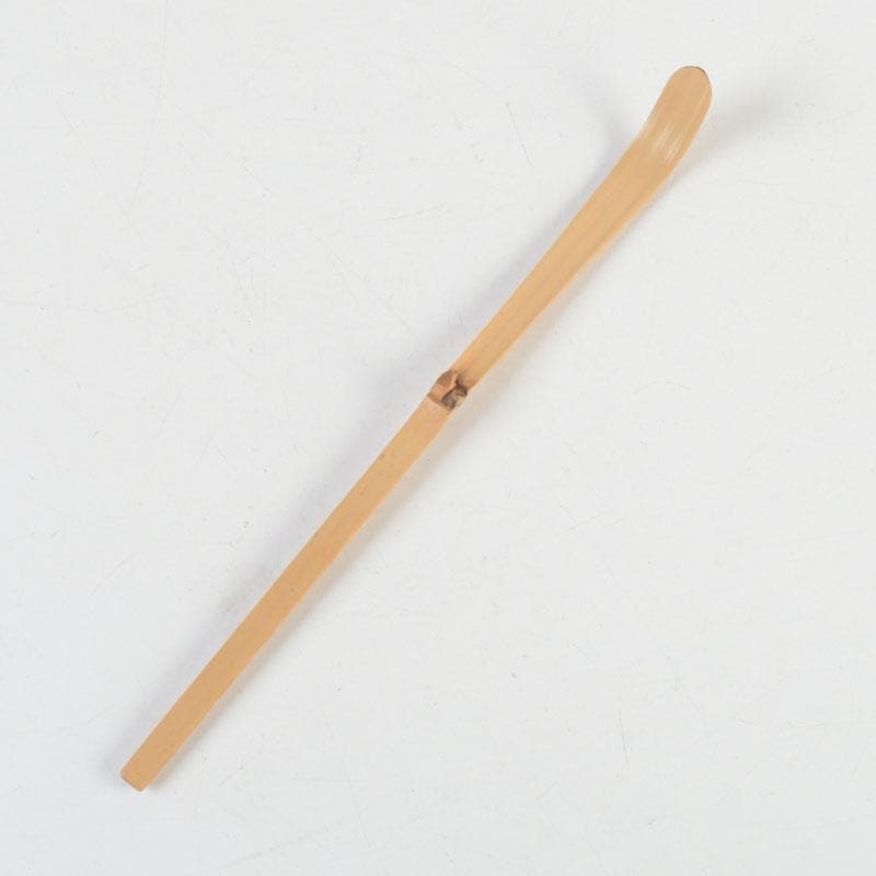茶道具　影林宗篤作　茶杓　銘古今　前大徳　福本積應書付　共筒共箱　V　9421