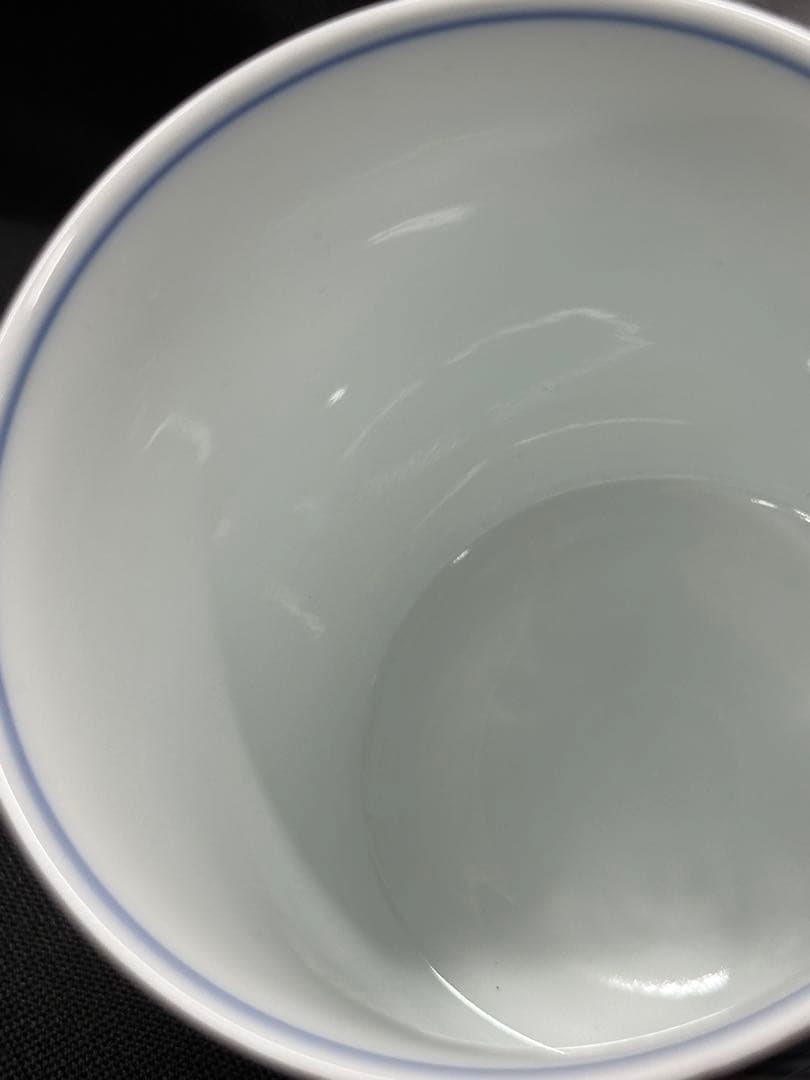 【美品】香蘭社　染錦模様　磁芸工房　睦揃　夫婦　茶碗　湯呑　飯碗