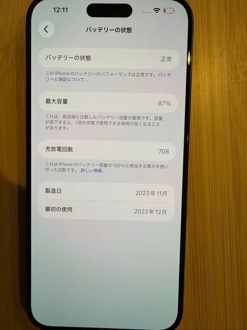 iPhone15Pro Max 256GB ブルー　SIMフリー