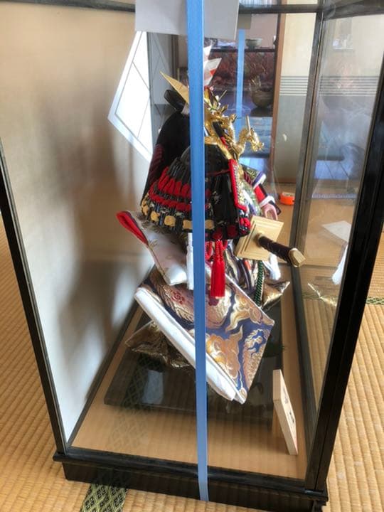 五月人形ガラスケース入り