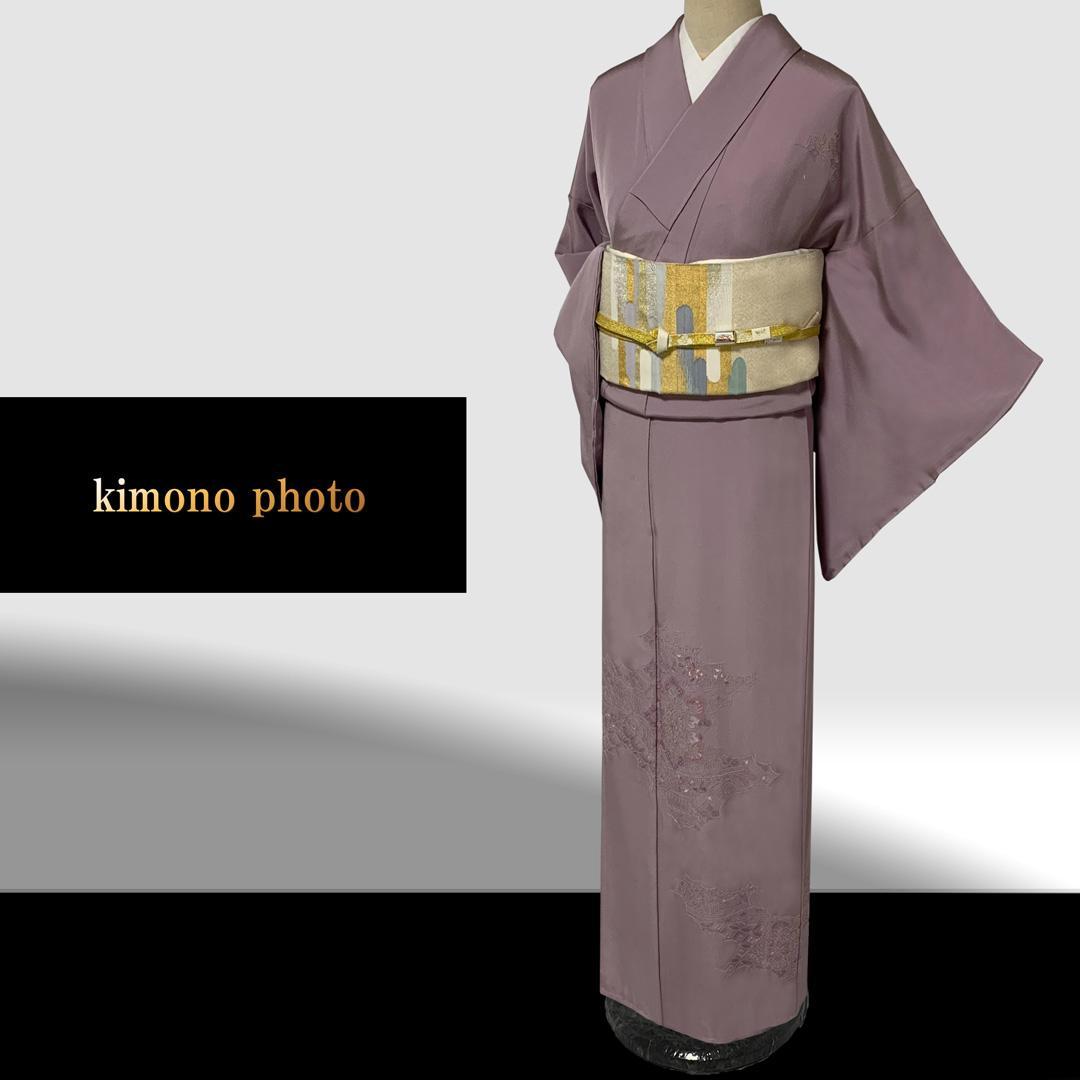 【新品、未使用】正絹【極上逸品】トールサイズ【汕頭刺繡スワトウ】訪問着フルセット