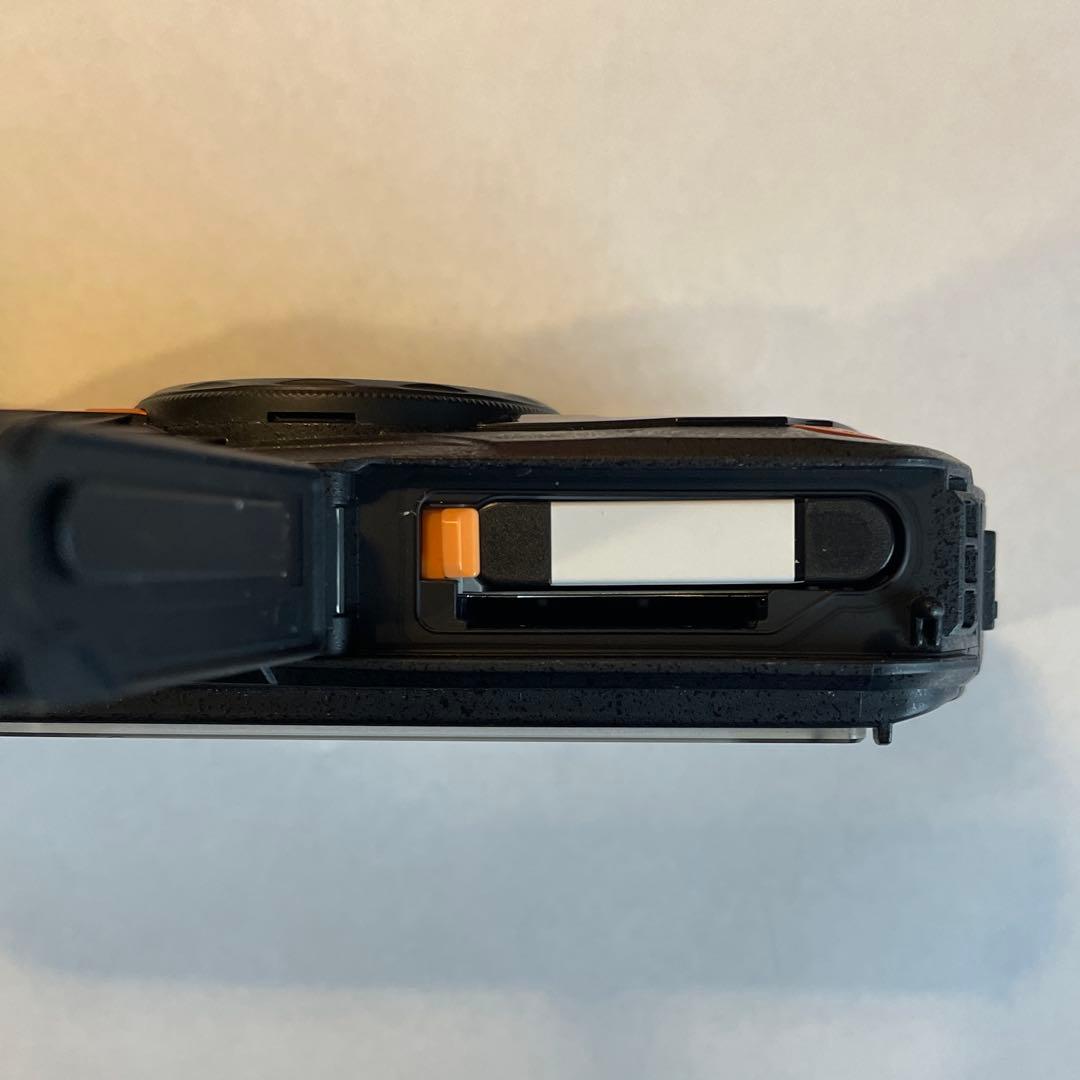 【保証残あり付属品完備】RICOH WG-70 オレンジ 本格防水耐衝撃デジカメ